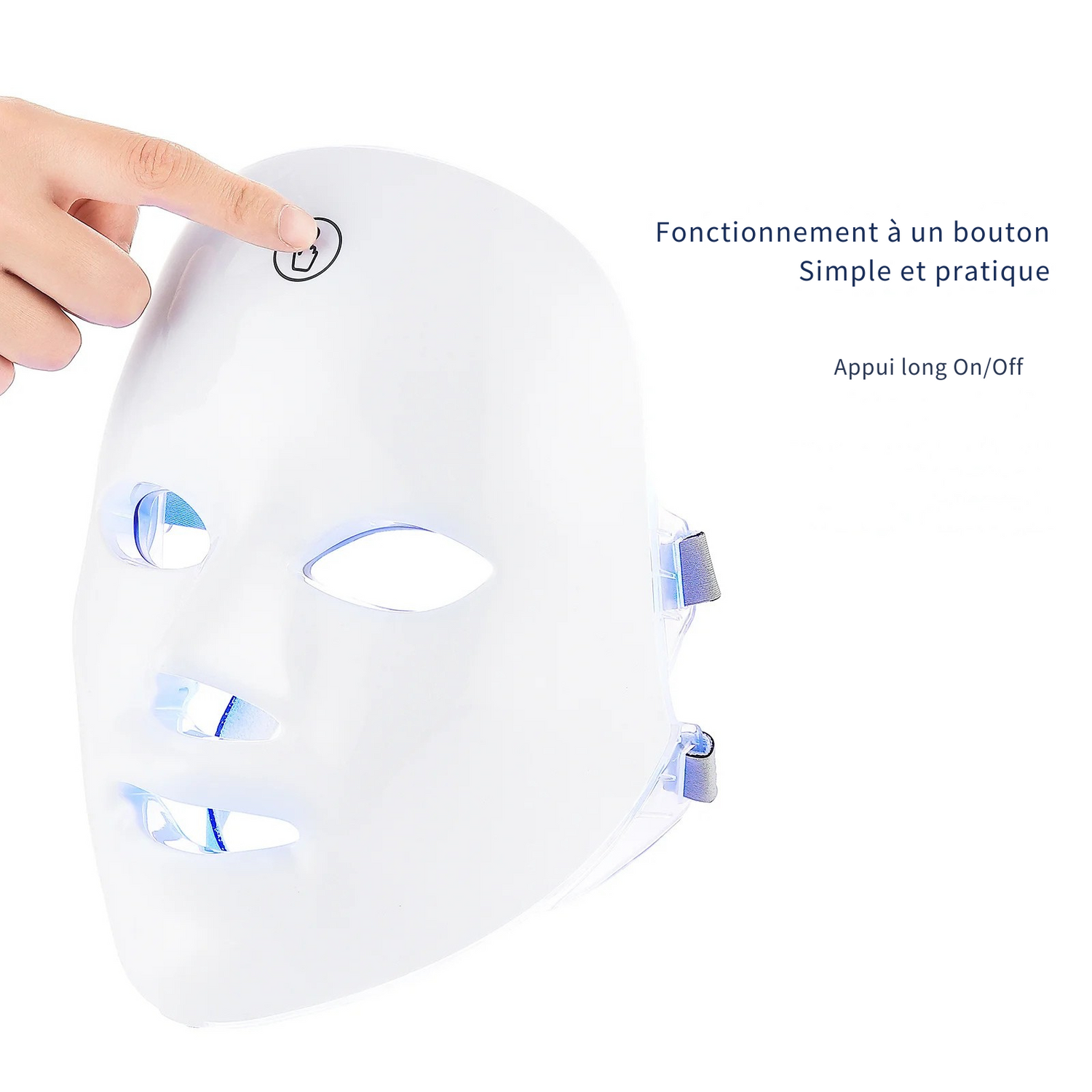 Masque LED 7 Couleurs Anti-Âge et Anti-Rides - PureGlow